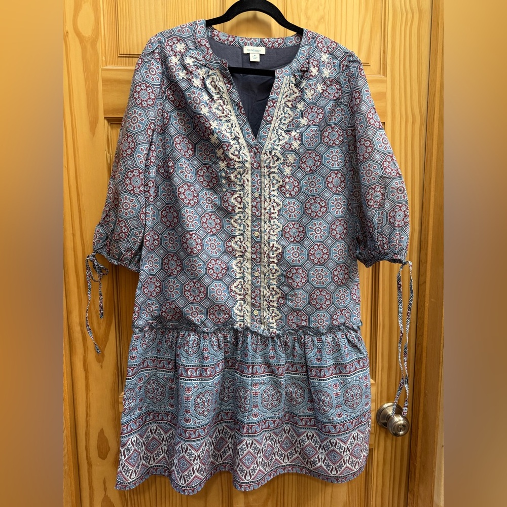 Sundance Blue Patterned Dress